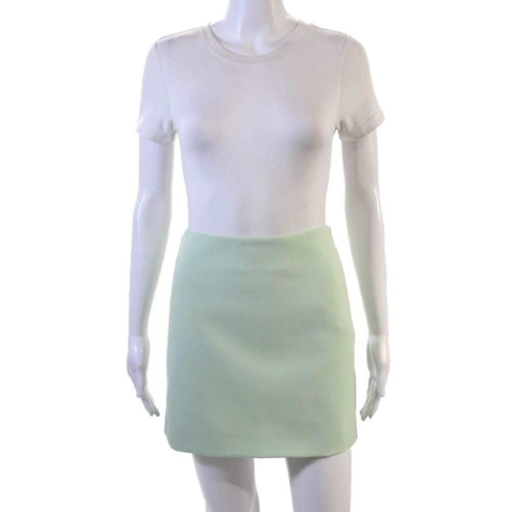 Marella Womens Mini Straight Pencil Skirt Green Size 4